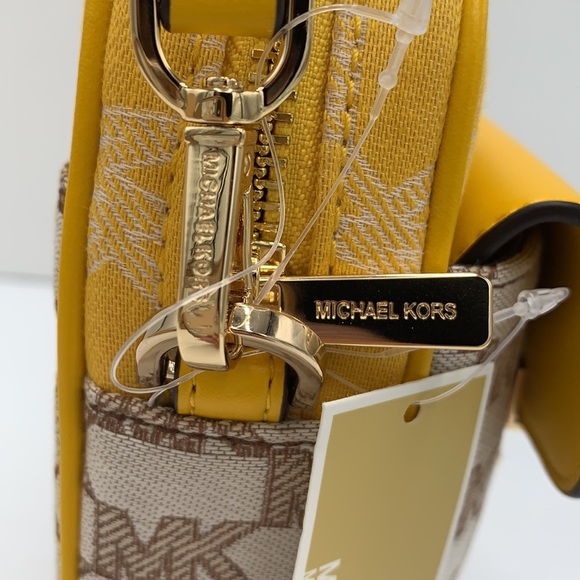 MICHAEL KORS SLOAN EDITOR SMALL NS TOP ZIP FLAP PACKET XBODY BUTTER MULTI - Picture 14 of 16